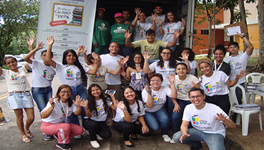 Com os catadores da COOTPA