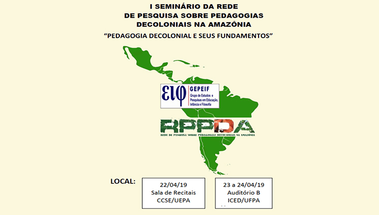 Seminário pedagogias decoloniais