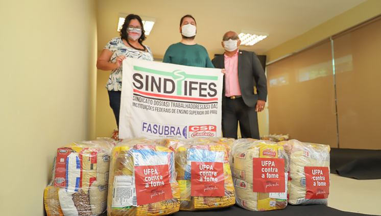 UFPA contra a fome Doacao Sindtifes Foto Alexandre de Moraes